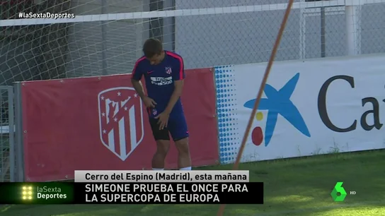 Simeone prueba con Lemar y Rodri de cara a la Supercopa contra el Real Madrid Simeone prueba con Lemar y Rodri de cara a la Supercopa contra el Real Madrid