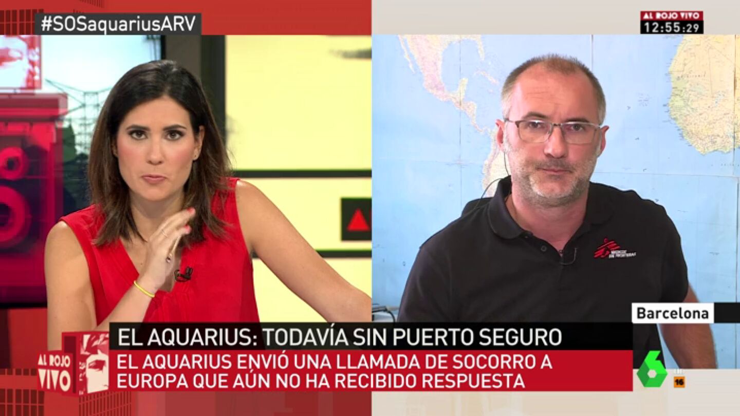 David Noguera, sobre el nuevo rescate del 'Aquarius': "Empezamos a sentir fatiga por encontrar tantos obst&aacute;culos para realizar nuestra labor"
