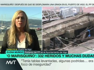 Elena Muñoz asegura que el Ayuntamiento es el culpable del accidente en el O Marisquiño: "¿Por qué se autoriza un evento encima de un paseo con signos de deterioro? Elena Muñoz asegura que el Ayuntamiento es el culpable del accidente en el O Marisquiño: "¿Por qué se autoriza un evento encima de un paseo con signos de deterioro?