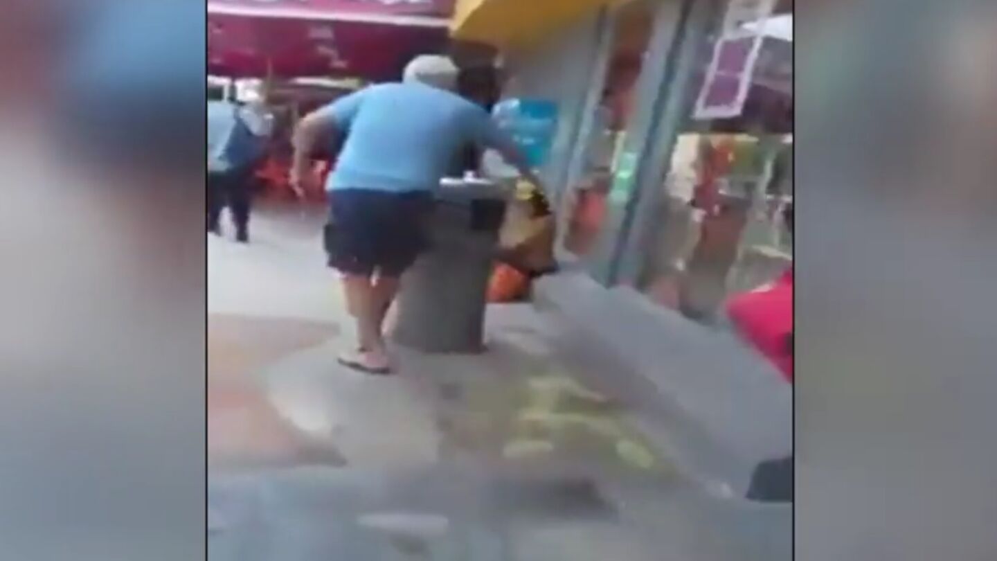 Hombre intentando atacar con &aacute;cido a una ni&ntilde;a