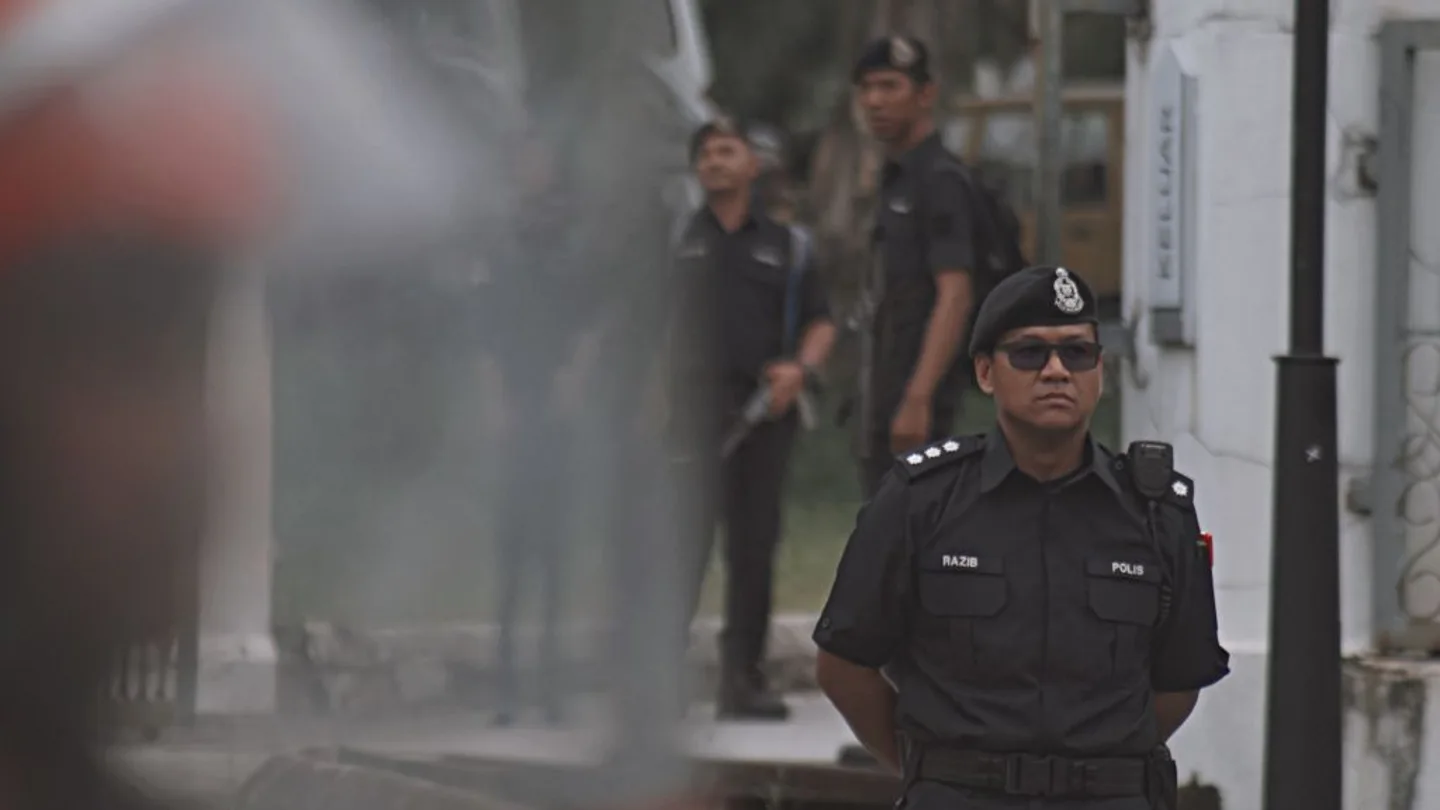 Un policía en Malasia Un policía en Malasia