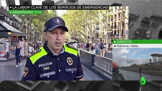 Los servicios de emergencia recuerdan el atentado de Barcelona: "Esto es algo que nos acompañará siempre" Los servicios de emergencia recuerdan el atentado de Barcelona: "Esto es algo que nos acompañará siempre"