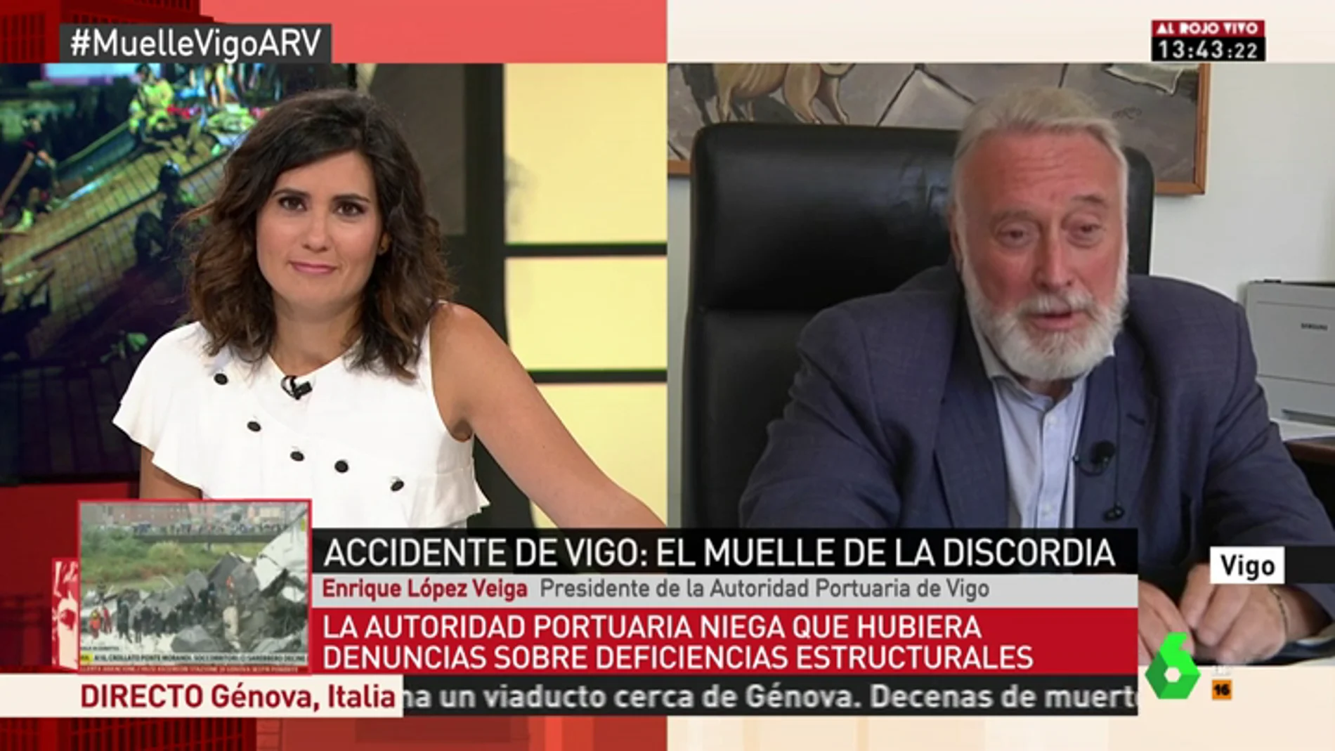 El presidente de la Autoridad Portuaria: "Ya no es un muelle, es una zona de paseo, por lo que el mantenimiento corresponde al Ayuntamiento de Vigo