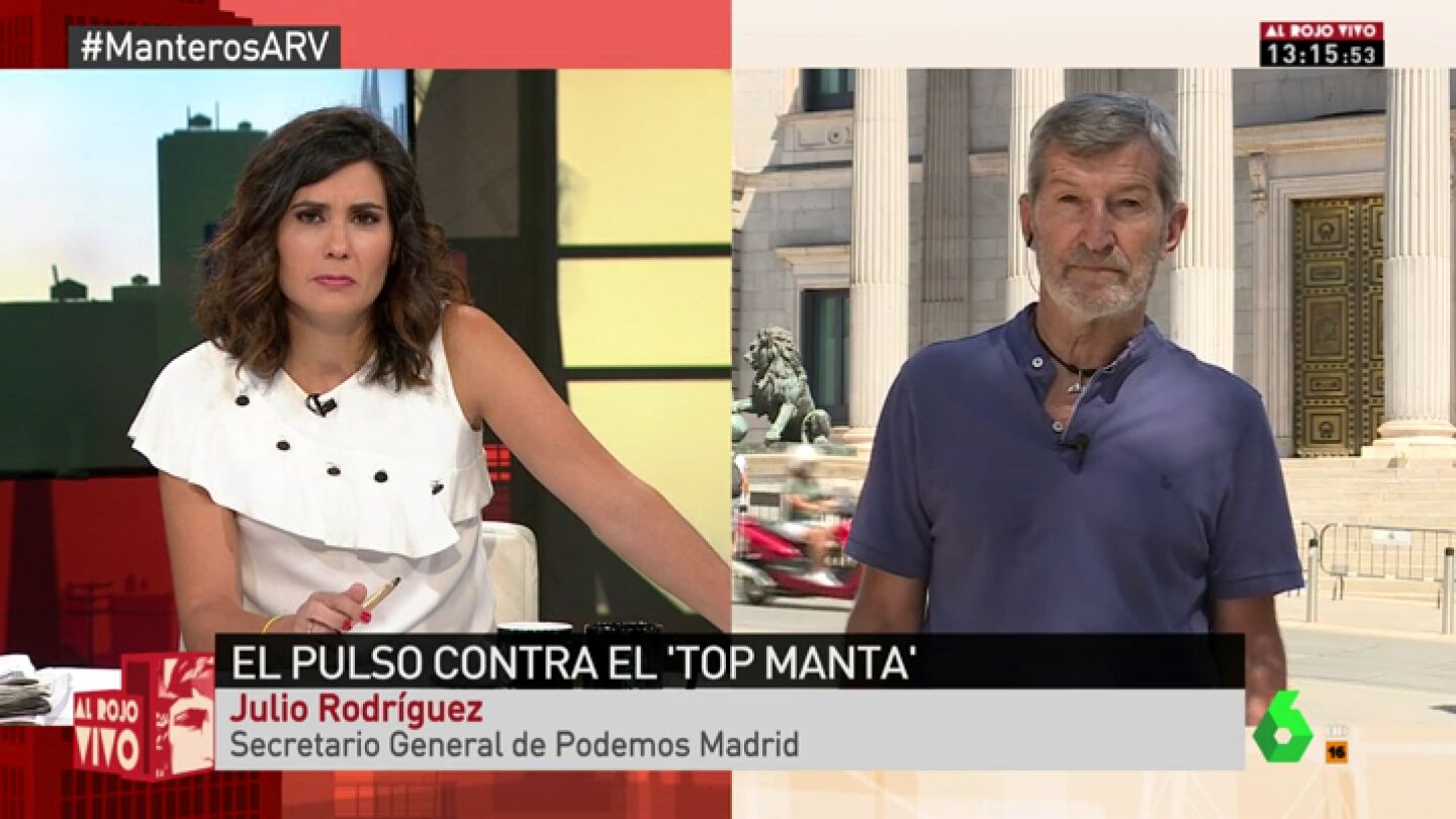 Julio Rodr&iacute;guez, cr&iacute;tico con la campa&ntilde;a de C's contra los manteros: "Estamos lejos de Salvini, pero cuidado con las declaraciones que llaman a la intolerancia"