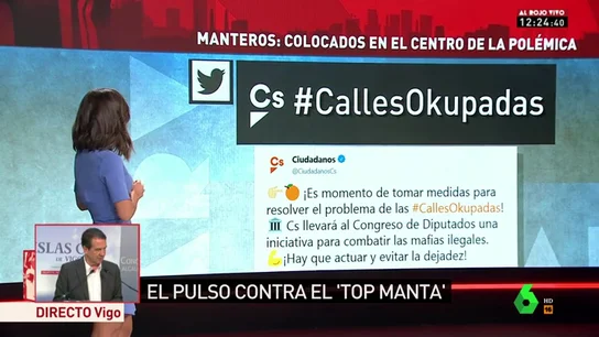 El PP se suma a la campaña de Ciudadanos contra los manteros de Madrid: "Hay que luchar contra ese fenómeno porque no es bueno para nuestra convivencia" El PP se suma a la campaña de Ciudadanos contra los manteros de Madrid: "Hay que luchar contra ese fenómeno porque no es bueno para nuestra convivencia"