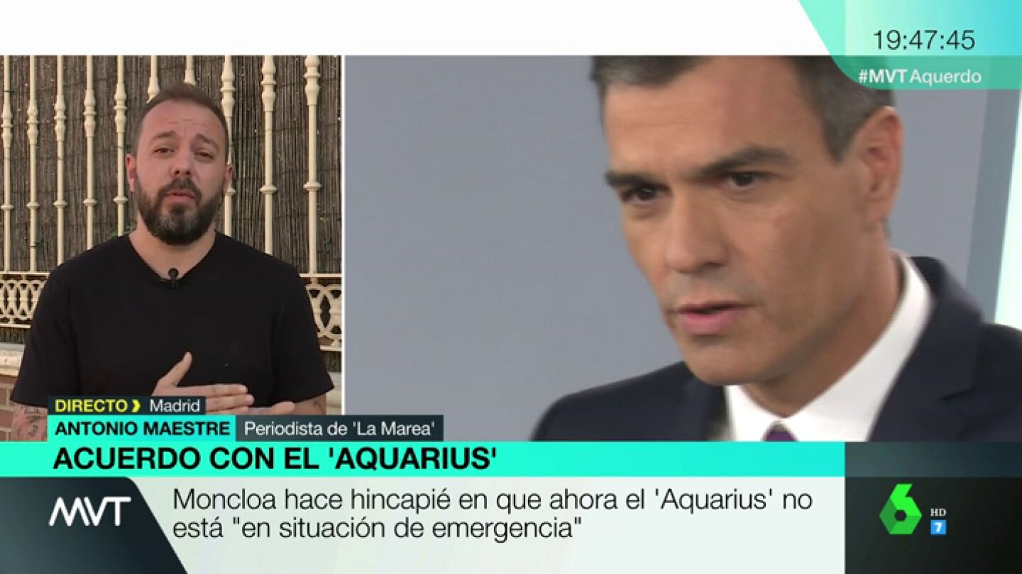 Antonio Maestre cree que S&aacute;nchez le est&aacute; dando la raz&oacute;n a PP y Ciudadanos: "Tiene que asumir que no puede dar estos bandazos" en la pol&iacute;tica migratoria