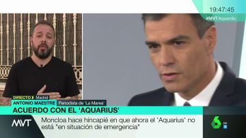 Antonio Maestre cree que Sánchez le está dando la razón a PP y Ciudadanos: "Tiene que asumir que no puede dar estos bandazos" en la política migratoria