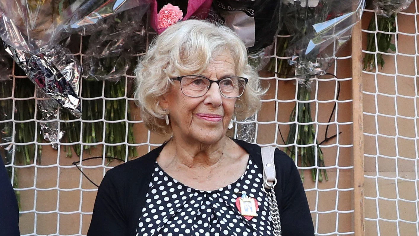 Manuela Carmena en un acto en Madrid