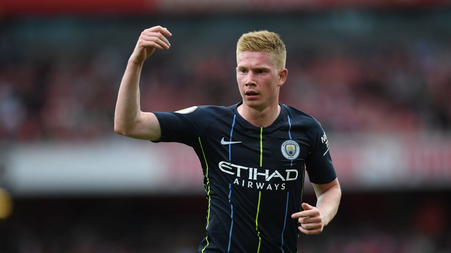 De Bruyne, durante un partido con el Manchester City