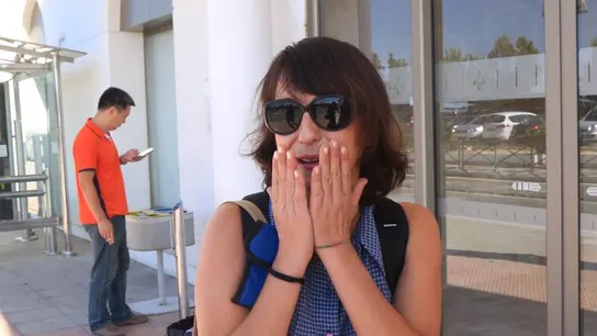 Juana Rivas llega a Italia para pasar unas vacaciones con sus hijos Juana Rivas llega a Italia para pasar unas vacaciones con sus hijos