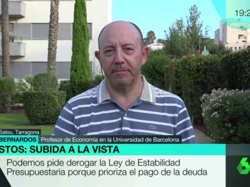 Gonzalo Bernardos, sobre las propuestas de Podemos: "Las subidas de impuestos del PP no afectaron a las empresas, sino a las familias" Gonzalo Bernardos, sobre las propuestas de Podemos: "Las subidas de impuestos del PP no afectaron a las empresas, sino a las familias"