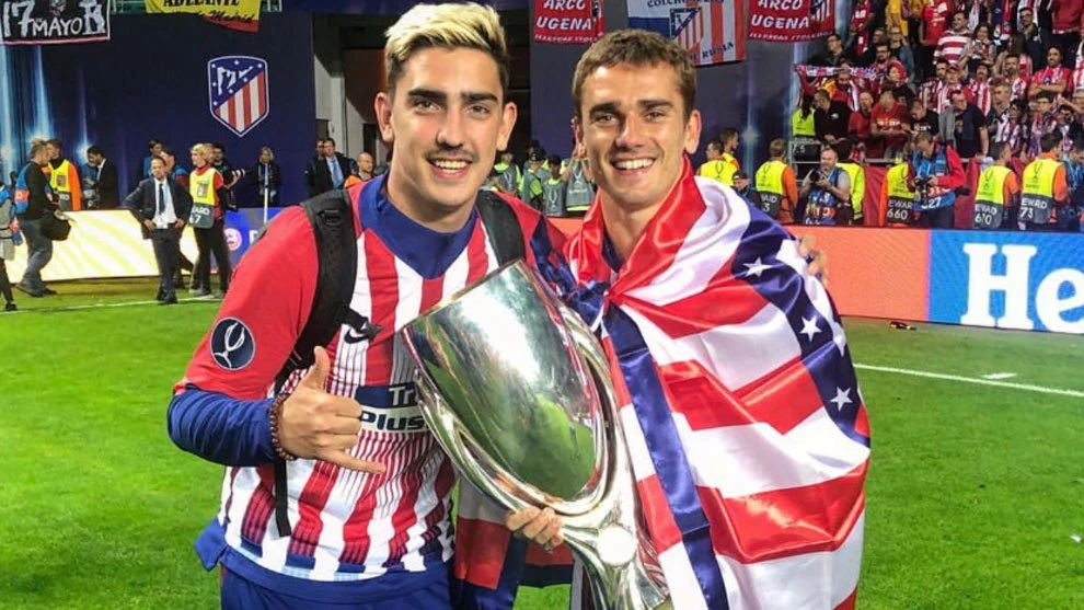 Antoine Griezmann, con su hermano Theo