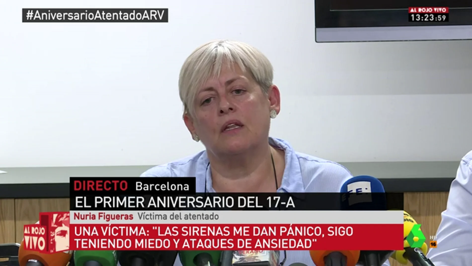 Nuria Figueras fue una de las víctimas de los atentados en Cambrils