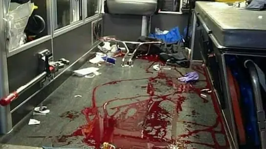 Tweet viral del interior de una ambulancia Tweet viral del interior de una ambulancia