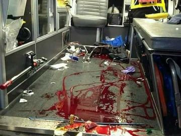 Tweet viral del interior de una ambulancia Tweet viral del interior de una ambulancia