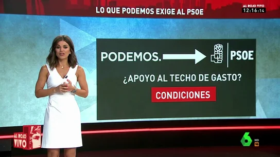 Podemos pide al Gobierno de Sánchez nuevos impuestos para apoyar el techo de gasto Podemos pide al Gobierno de Sánchez nuevos impuestos para apoyar el techo de gasto
