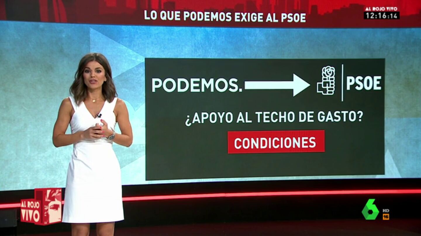 Podemos pide al Gobierno de S&aacute;nchez nuevos impuestos para apoyar el techo de gasto