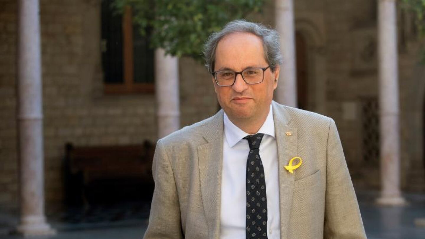 El president de la Generalitat, Quim Torra