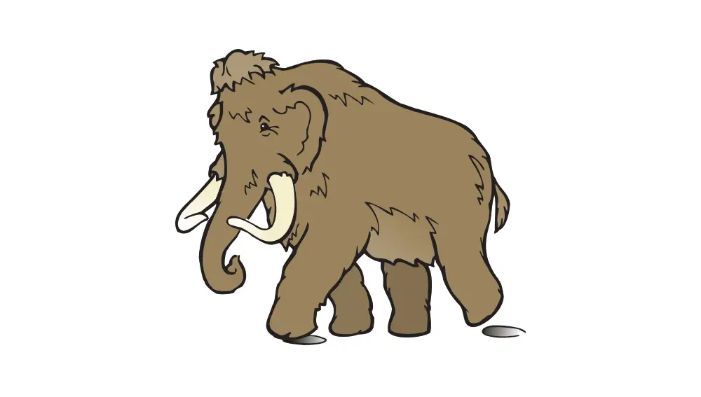 Un mamut parecido al futuro emoji