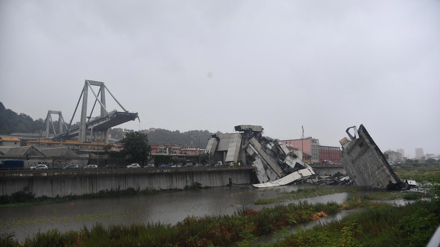Puente derrumbado de G&eacute;nova