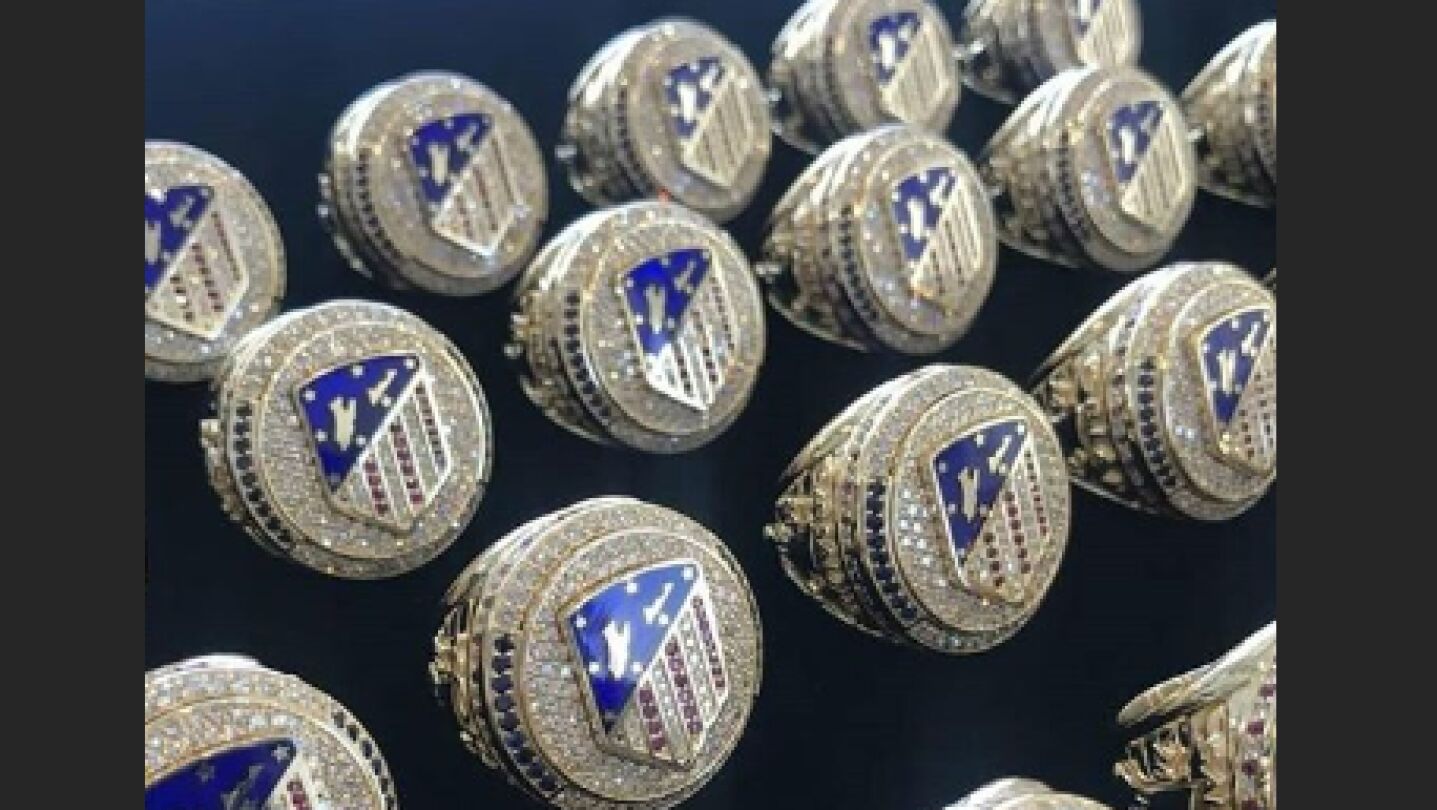 Griezmann regala estos anillos a sus compa&ntilde;eros al estilo de la NBA
