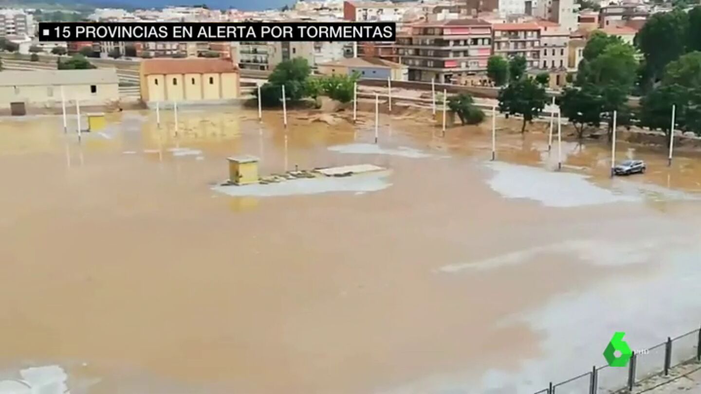 Hay 15 provincias en alerta por fuertes tormentas: la Comunidad Valenciana la m&aacute;s afectada