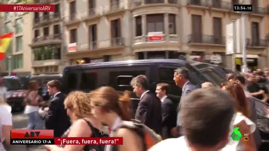 Pablo Casado, increpado en Barcelona Pablo Casado, increpado en Barcelona