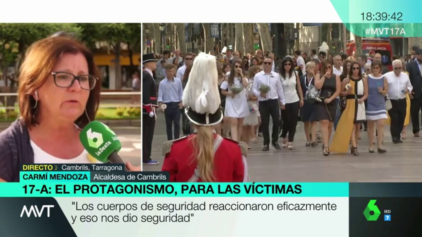 La alcaldesa de Cambrils, ante las quejas de las v&iacute;ctimas: "Yo he estado en contacto con las personas m&aacute;s afectadas durante todo el a&ntilde;o"