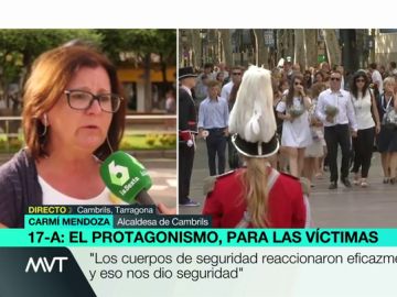 La alcaldesa de Cambrils, ante las quejas de las víctimas: "Yo he estado en contacto con las personas más afectadas durante todo el año" La alcaldesa de Cambrils, ante las quejas de las víctimas: "Yo he estado en contacto con las personas más afectadas durante todo el año"