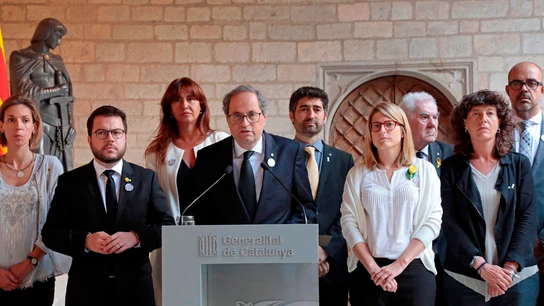 El president de la Generalitat, Quim Torra El president de la Generalitat, Quim Torra