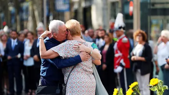 Los familiares de las víctimas mortales del atentado del 17 de agosto Los familiares de las víctimas mortales del atentado del 17 de agosto