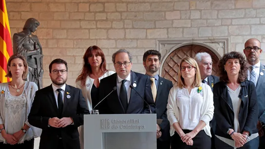 El presidente de la Generalitat, Quim Torra El presidente de la Generalitat, Quim Torra