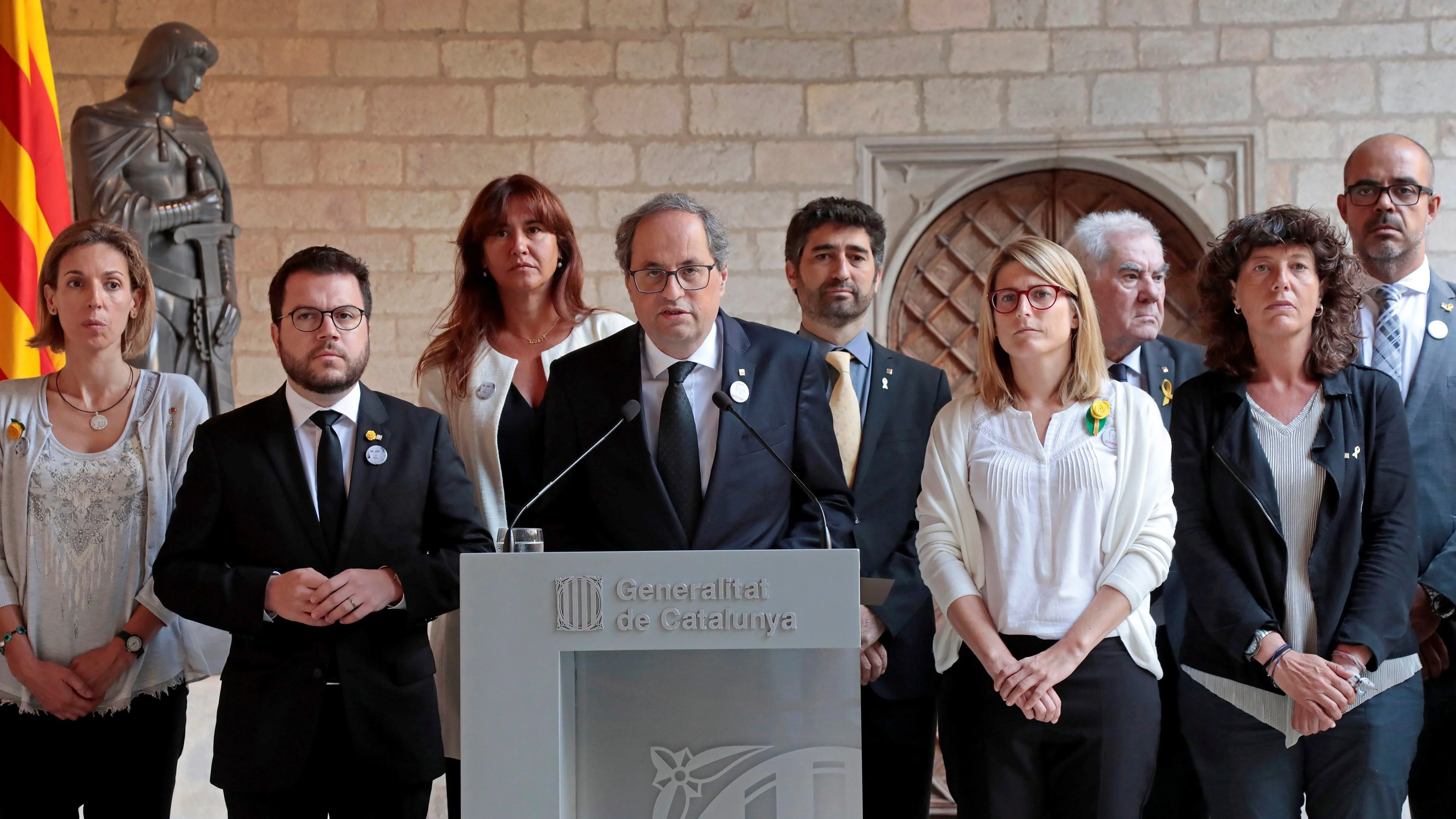 El presidente de la Generalitat, Quim Torra