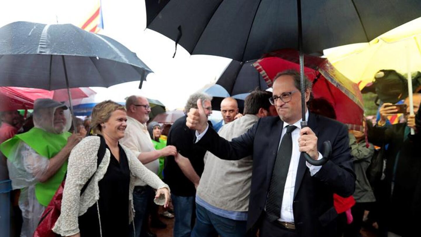 El presidente de la Generalitat, Quim Torra