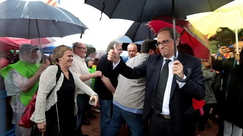 El presidente de la Generalitat, Quim Torra