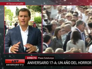 Albert Rivera: "Hoy no era día para ir contra el rey, era el día para ir contra el terrorismo" Albert Rivera: "Hoy no era día para ir contra el rey, era el día para ir contra el terrorismo"