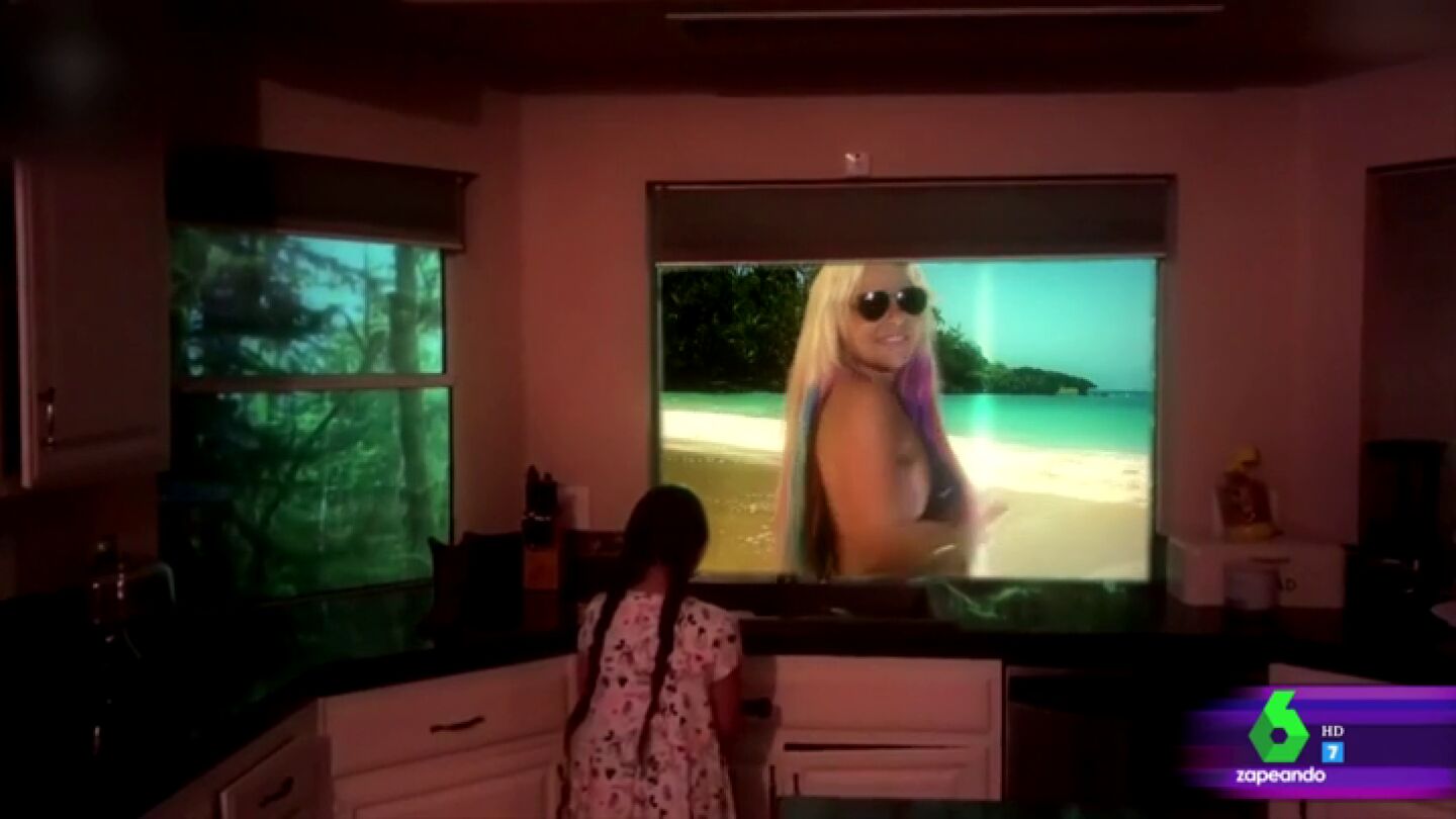 Leticia Sabater en un v&iacute;deo de Zapeando