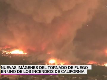Tornado de fuego en California Tornado de fuego en California