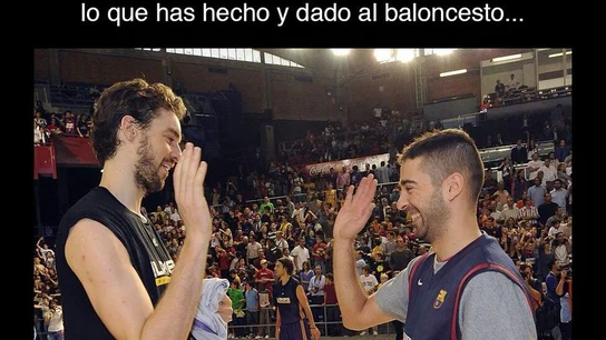 El mensaje de Pau Gasol a Juan Carlos Navarro El mensaje de Pau Gasol a Juan Carlos Navarro