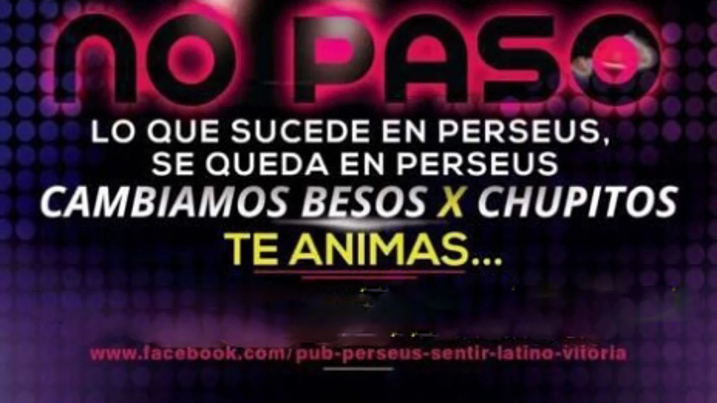 Flyer de la discoteca Perseus Flyer de la discoteca Perseus