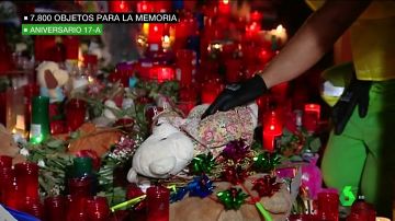Más de 7.800 objetos rinden homenaje a las víctimas en el Museo de Historia de Barcelona: 'No tenim por' es el mensaje que más se repite