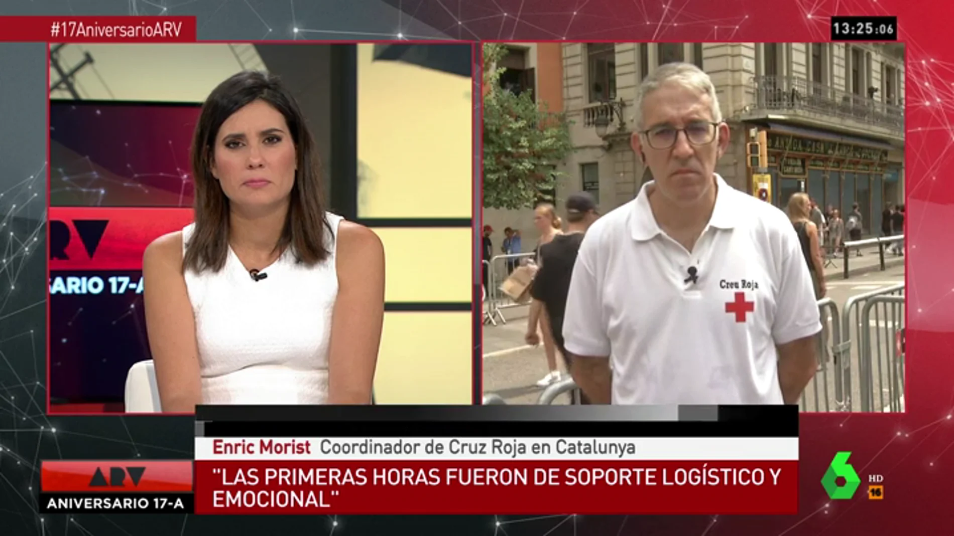 Habla el coordinador de Cruz Roja Catalunya en el aniversario del 17A: "Cada persona tiene una fortaleza, pero es imposible recuperarse"