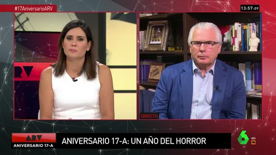 Baltasar Garzón, crítico con la actuación de las administraciones: "Es muy triste las víctimas del atentado tengan sensación de abandono" Baltasar Garzón, crítico con la actuación de las administraciones: "Es muy triste las víctimas del atentado tengan sensación de abandono"