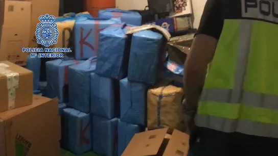 Imagen de la droga que se ha incautado la Policía Nacional Imagen de la droga que se ha incautado la Policía Nacional