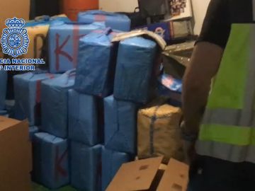 Imagen de la droga que se ha incautado la Policía Nacional Imagen de la droga que se ha incautado la Policía Nacional