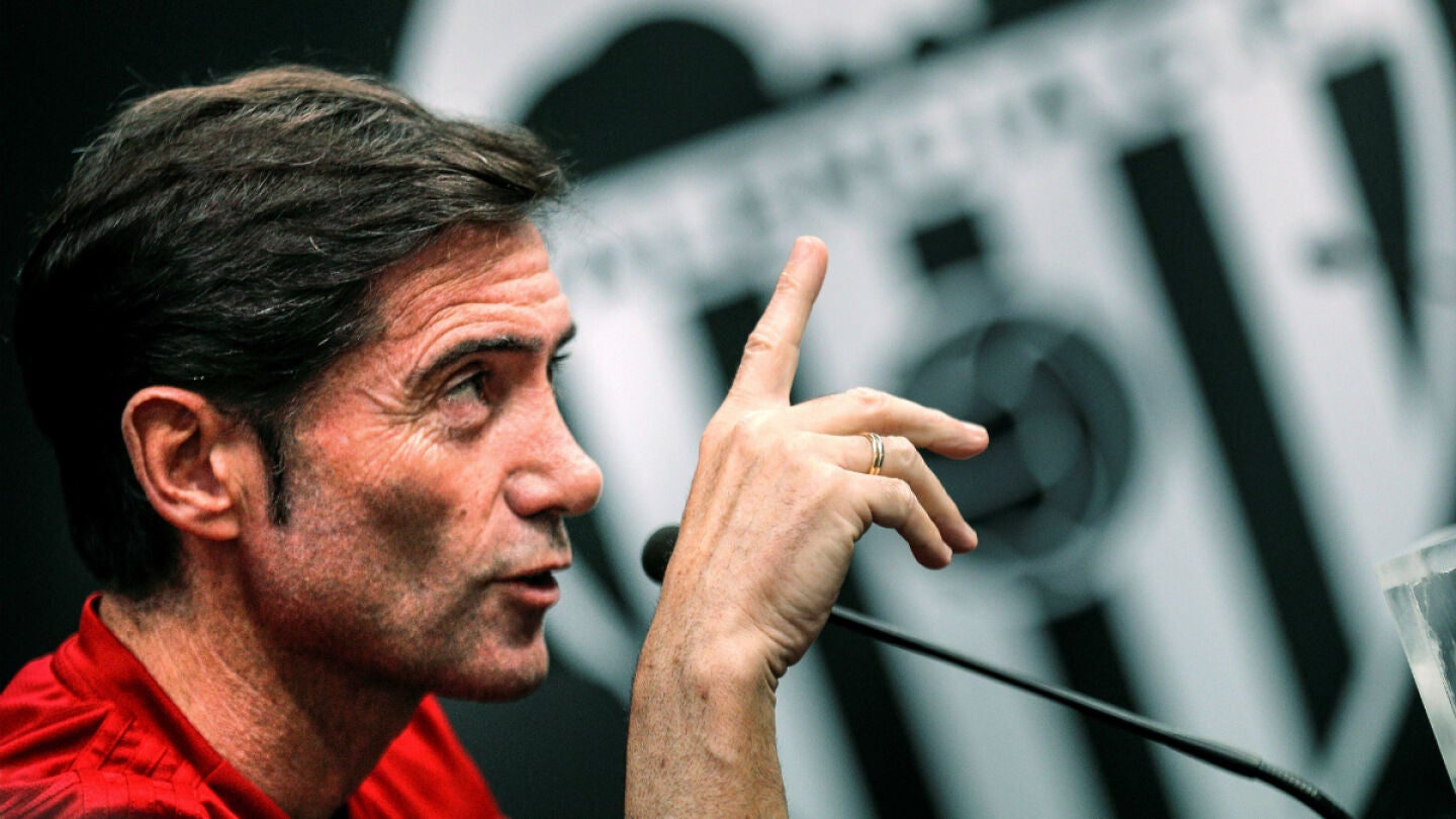 Marcelino, en rueda de prensa