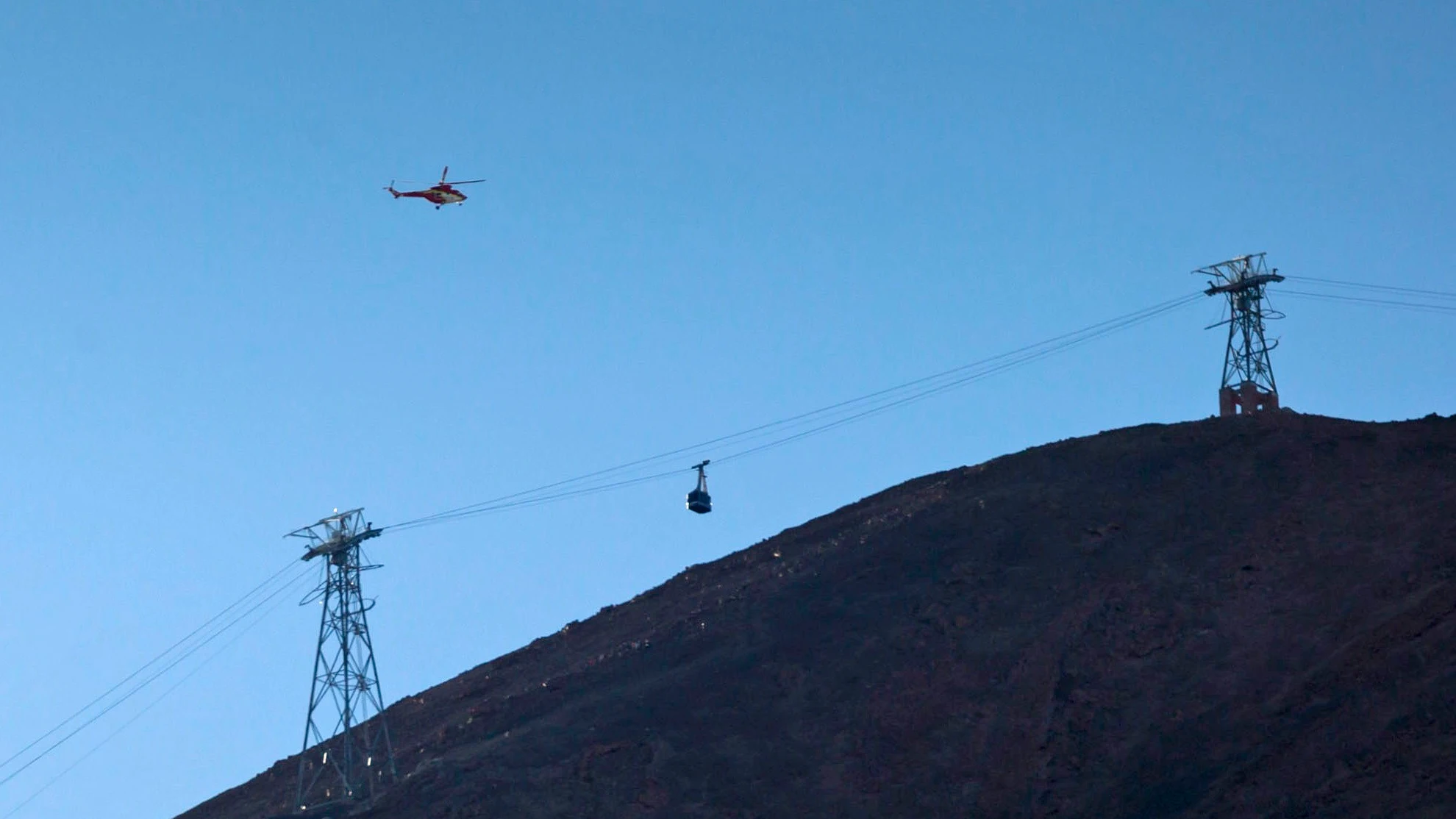 Imagen del teleférico del Teide