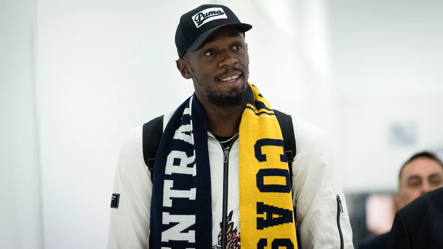 Usain Bolt, jugador del Central Coast Mariners Usain Bolt, jugador del Central Coast Mariners
