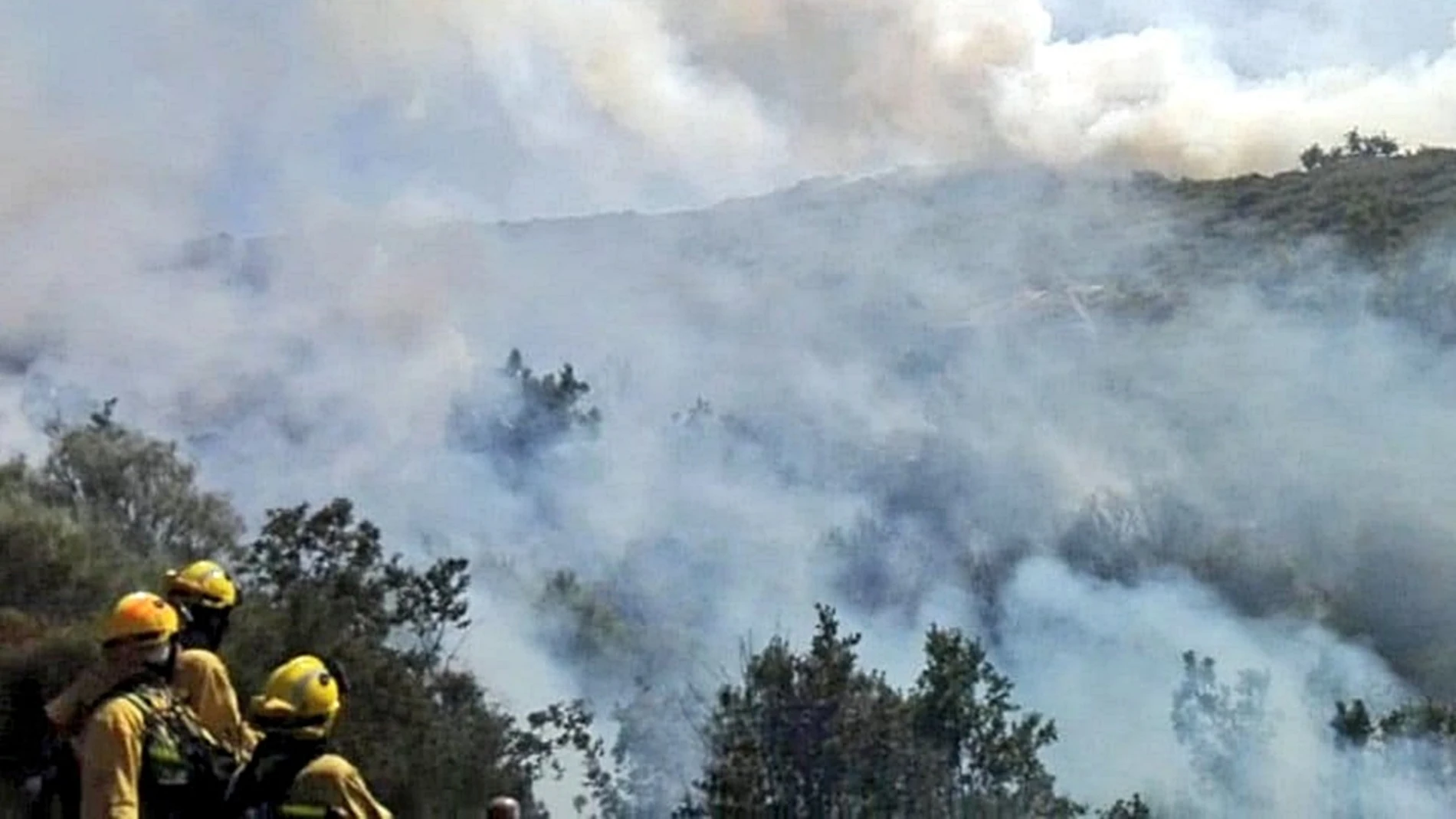 Incendio en Cabezuela del Valle