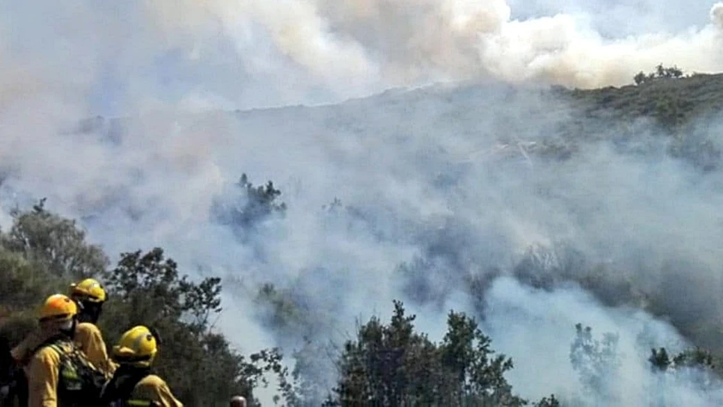 Incendio en Cabezuela del Valle